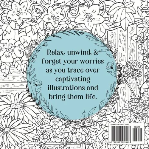 Vista 2 de Trace and Unwind A Relaxing Tracing Book Intricate Tracing to Help You Forget Your Worries