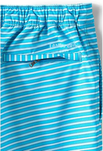 Vista 4 de Lands' End Men's Lined 7in Hybrid Swim Shorts