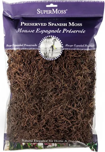 Vista 6 de SuperMoss (26972) Musgo Español Conservado, Café, 8 oz (200 pulgadas cúbicas)
