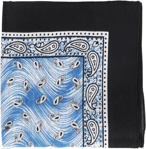 Vista 8 de Motique Accessories Bandana de algodón de 22 pulgadas con estampado cachemira