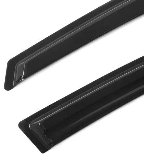 Vista 8 de Visor para ventana compatible con Toyota Corolla 2009-2013, protector de aire para deflector de viento de acrílico ahumado y semitransparente contra