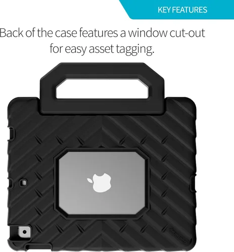 Vista 5 de Gumdrop FoamTech - Funda solo compatible con Apple iPad de 9ª 8ª 7ª generación (10.2 pulgadas), resistente, ligera, a prueba de golpes y probada
