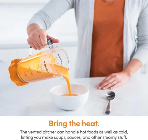 Vista 5 de NutriBullet NB50200OR Select 1000 Watt Naranja, 32 oz