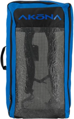 Vista 4 de Azul DX - Mochila de malla – Bolsa de equipo de buceo resistente de 65 litros con malla recubierta de PVC, cremallera de longitud completa, bolsillo