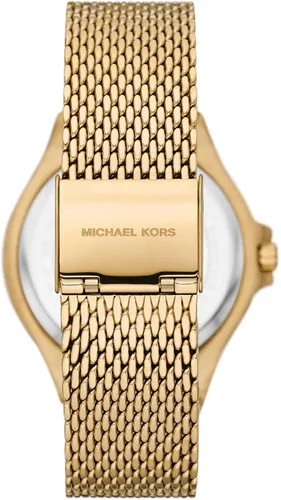 Vista 3 de Michael Kors Reloj de cuarzo Lennox para mujer, Oro, MK7335 - Lennox Reloj de tres manecillas