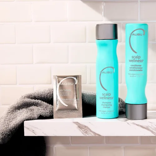 Vista 8 de Malibu C Scalp Wellness Collection - Set nutritivo para el cuidado del cabello del cuero cabelludo seco - Contiene remedio para el cuero cabelludo