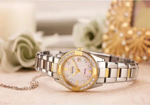 Vista 6 de CITIZEN EW1824-57D - Diamantes Eco-Drive para mujer (1.024 in), acero inoxidable