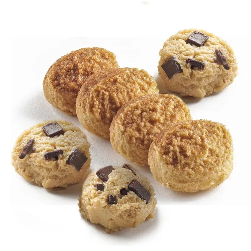 Vista 11 de David's Cookies - Masa congelada de galletas con trozos de chocolate y avena con pasas, premoldeada, 96