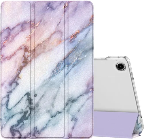 Vista 16 de MoKo Funda para Galaxy Tab A9+/A9 Plus de 11 pulgadas 2023, Funda Protectora Inteligente Delgada con Soporte y Carcasa Trasera Translúcida de PC