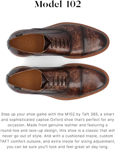 Vista 3 de TAFT 365 Hombre Modelo 102 Captoe Oxford