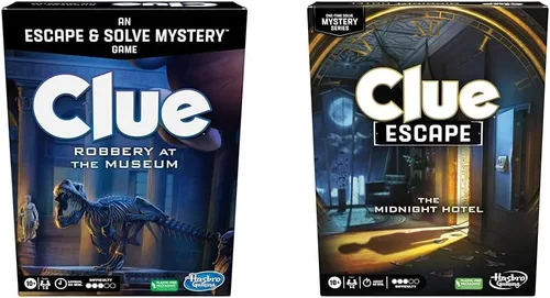 Vista 18 de Clue Escape: The Illusionist's Club Juego de mesa Juego familiar de Escape Room Misterio de resolución de 1 vez A partir de 10 años 1-6