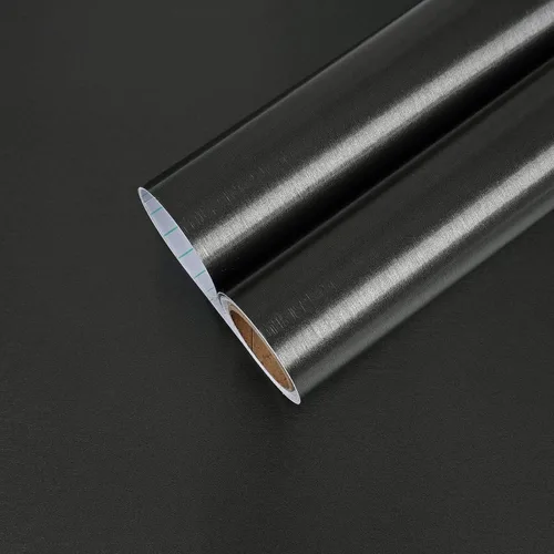 Vista 8 de CHIHUT Papel de contacto de acero inoxidable cepillado texturizado para Gris Oscuro