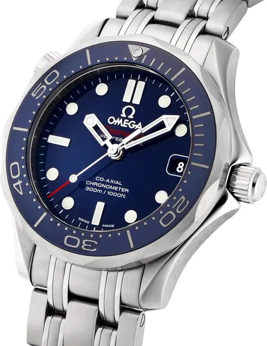 Vista 2 de Omega Seamaster300 - Reloj automático suizo para hombre plateado Reloj de buceo