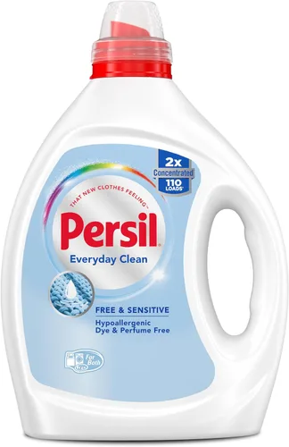 Vista 4 de Detergente líquido para ropa sensible y libre de persil, 110 cargas, 82.5 onzas líquidas