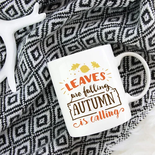 Vista 4 de Andaz Press - Taza de café con chocolate caliente para otoño (11 onzas)