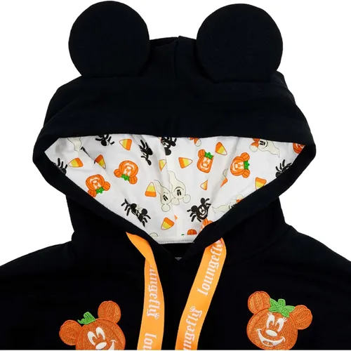 Vista 8 de Loungefly Disney Minnie Halloween Sudadera con capucha para adultos