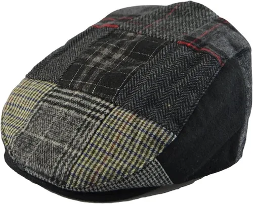 Vista 9 de Epoch Gorra de conducción de cabbie de lana de espiga para hombre
