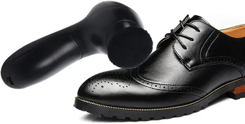 Vista 7 de Pulidor eléctrico de zapatos, cepillo de limpieza multifuncional, kit de brillo de zapatos, juego automático de cepillos para el cuidado del cuero