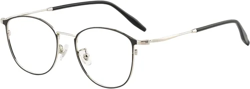 Vista 10 de GUDVUE Lentes de luz azul, para computadora/juegos/TV/teléfonos para mujeres/hombres, antirreflejos/UV400/fatiga ocular, negro/dorado
