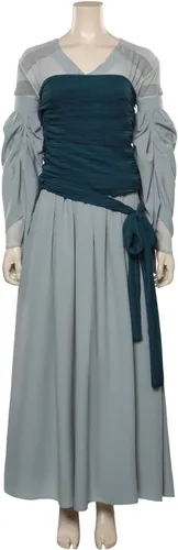 Vista 5 de Disfraz medieval para mujer, disfraz medieval para mujer, disfraz retro de princesa para Halloween