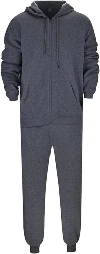 Vista 6 de Conjunto deportivo de 2 piezas para hombre, conjunto deportivo con cremallera y pantalones deportivos, elegante traje deportivo 2023