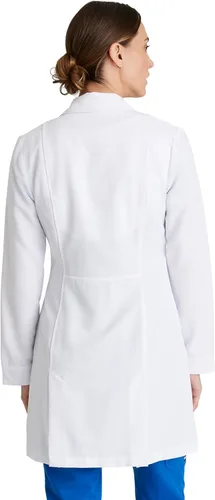 Vista 2 de BARCO Grey's Anatomy Signature Eve - Laboratorio elástico de 3 botones para mujer, 34 pulgadas, 2 bolsillos