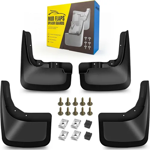 Vista 15 de Aleta de lodo Compatible con 2009-2010 Do-dge Ram 1500/2500/3500, 11-18 Ram 1500/2500/3500, Compatible con ruedas traseras simples, No es compatible