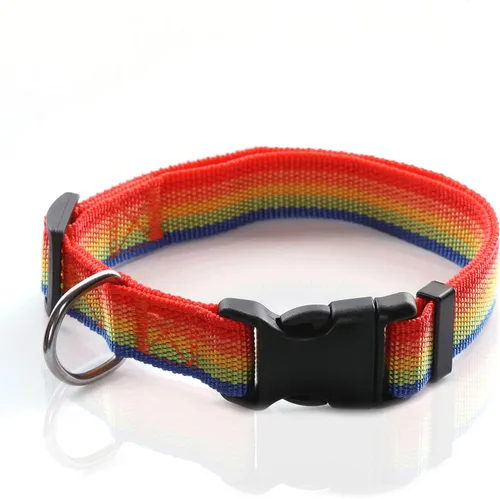 Vista 6 de SALO Collar de nailon para perro, collares ajustables para perros medianos y grandes, 1 pulgada de ancho