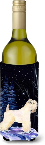 Vista 92 de Caroline's Treasures SS8447CC Starry Night English Bulldog - Enfriador para latas o botellas, lavable, funda plegable con aislamiento para bebidas