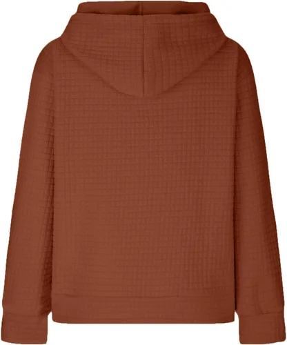 Vista 4 de Sudadera de béisbol para mujer, con estampado gráfico de amor, manga larga, con capucha, ajuste holgado, casual, a la moda de otoño