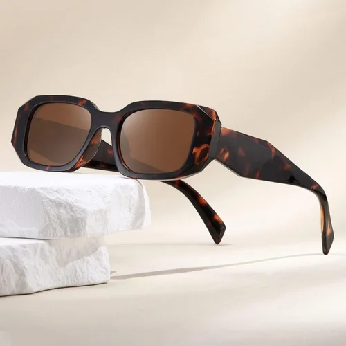 Vista 3 de MASDUN Y2k - Gafas de sol cuadradas para mujer y hombre, diseño de moda, estilo retro, a la moda, con protección UV