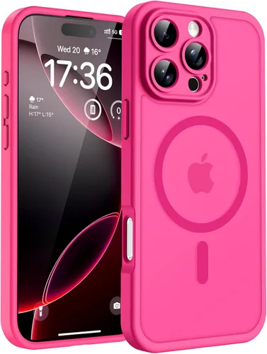 Vista 42 de TOCOL Funda para iPhone 11, compatible con Magsafe, protección completa de cámara, imanes integrados, protección contra caídas, funda translúcida