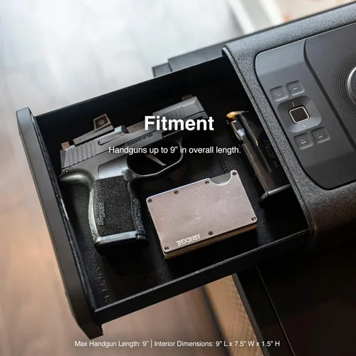 Vista 6 de VAULTEK Caja fuerte inteligente biométrica DS2i Smart Station™ con cargador de teléfono inalámbrico incorporado + cajón de apertura automática +