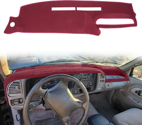 Vista 9 de Funda para Tablero Cubierta de Salpicadero Alfombrilla Ajuste Personalizado para 1995-1996 Chevy Chevrolet Silverado C1500 C2500 C3500 K1500 K2500