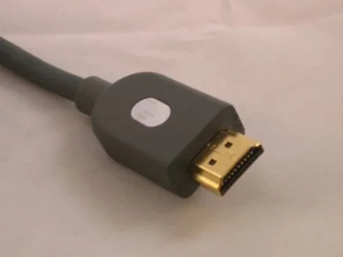 Vista 2 de Microsoft Xbox 360 Black HDMI Cable (Retail Packaging)