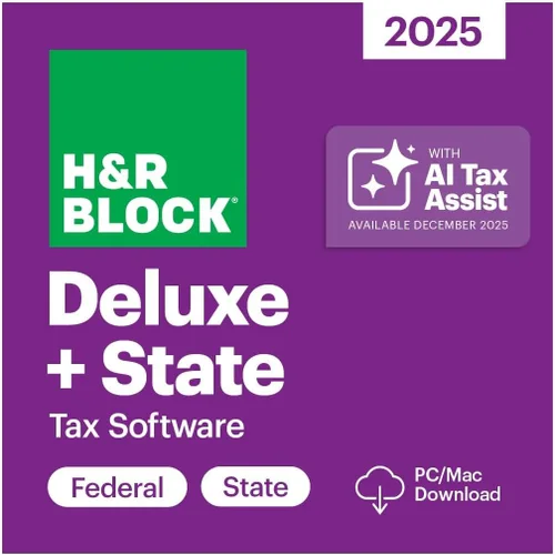 Vista 2 de H&R Block Tax Software Deluxe + State 2025 with Norton 360 Premium 2026 Ready Antivirus (10 Devices) Digital Bundle