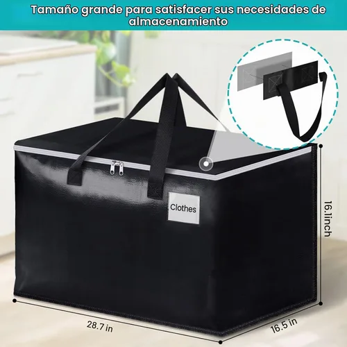 Vista 2 de Bolsas de mudanza extra grandes y resistentes, bolsas de embalaje