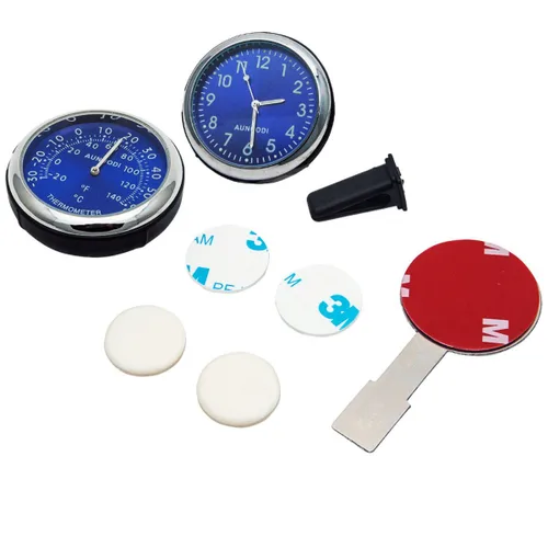 Vista 4 de Monitor de coche Clip/Stick-on reloj termómetro cuarzo digital luminoso automotriz