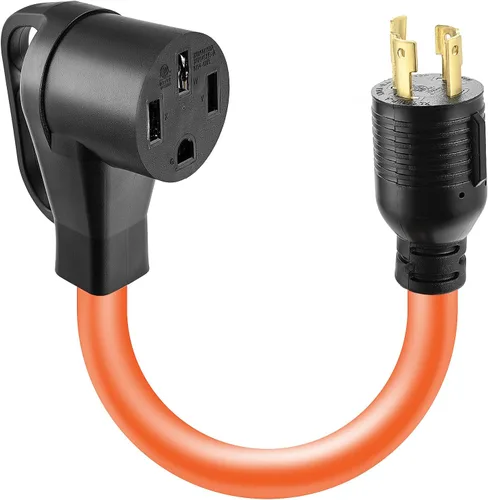 Vista 18 de Cable adaptador de secadora NEMA 5-15P a 10-30R, 1.5 pies