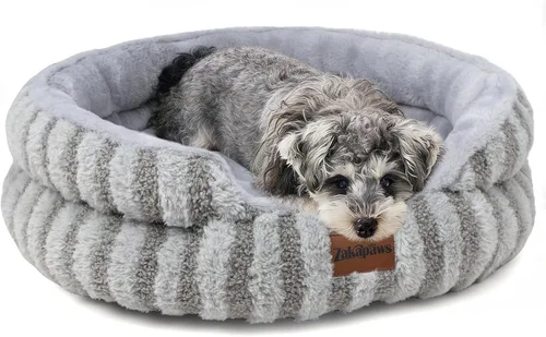 Vista 8 de [Usado] Cama Ortopédica para Perros para Perros Extra Grandes - Cama Sofá para Perros Impermeable de Espuma Viscoelástica con Lados, Camas para Gris