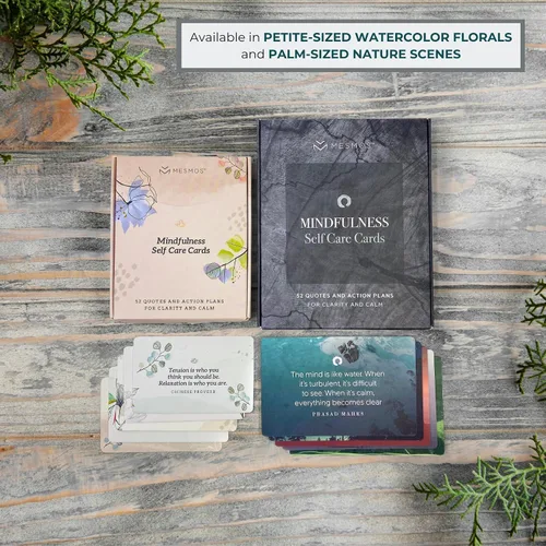 Vista 2 de MESMOS 52 tarjetas de cuidado personal de atención plena con pasos prácticos, regalos para aliviar el estrés, regalos de San Valentín para parejas