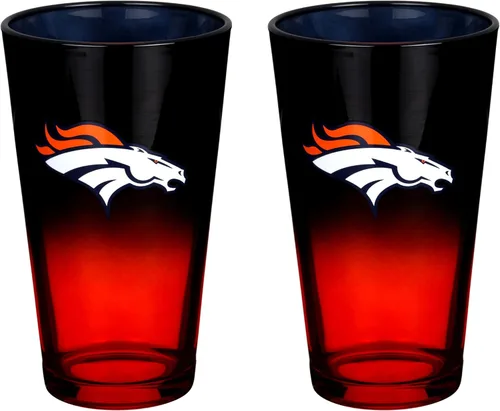 Vista 30 de The Memory Company Juego de 2 vasos con licencia de la NFL, diseño ombre, Philadelphia Eagles