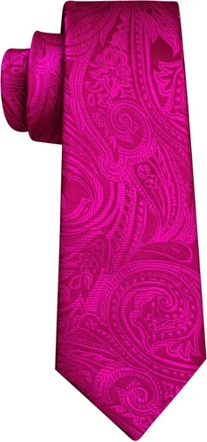 Vista 147 de Barry.Wang - Juego de corbata de seda para hombre, diseño de cachemira, pañuelo y gemelos de bolsillo