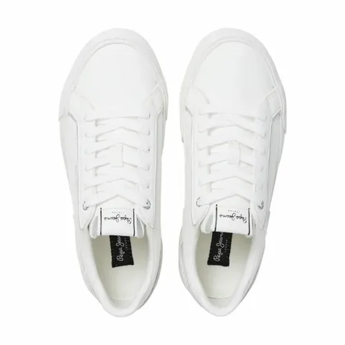 Vista 5 de Zapatillas Casual de Mujer Pepe Jeans Allen Twin Blanco