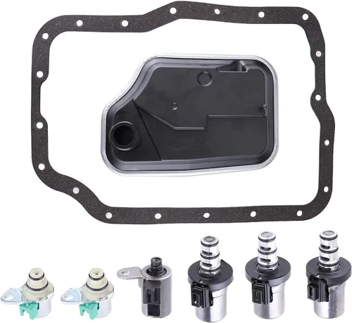Vista 2 de Kits de filtro de junta de válvula electromagnética de transmisión 4F27E aptos para Ford Transit Connect XLT compatible con Mazda