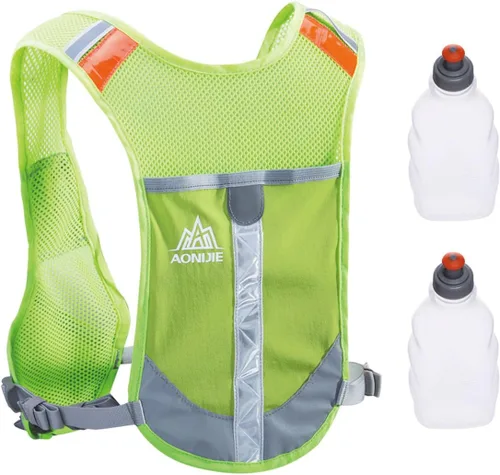 Vista 8 de JEELAD Running Hydration Vest Trail Backpack for Women and Men Jogging Trail Race Marathon Cycling Hiking