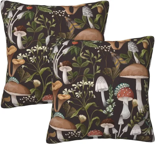 Vista 16 de Juego de 2 fundas de almohada bohemias de 18 x 18 pulgadas, fundas de almohada bohemias onduladas suaves con ondas de arco iris, fundas de cojín