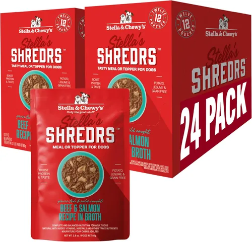 Vista 17 de Stella & Chewy's Tiras de Carne de Res Alimentada con Pasto y Pollo - Bolsas de Comida Premium para Perros - Perfectas Para Comedores Exigentes