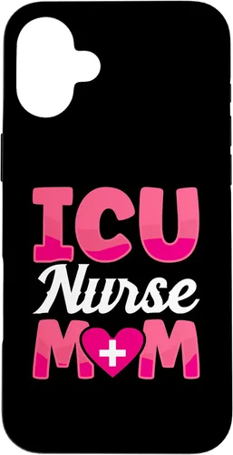 Vista 22 de iPhone 16 Icu Nurse Mom Nursing Ice Hospital Intensive Care Mother Case