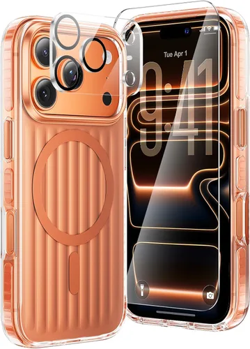 Vista 61 de Funda para iPhone 11, funda magnética con función atril [protección de grado militar] y [compatible con MagSafe], funda protectora delgada